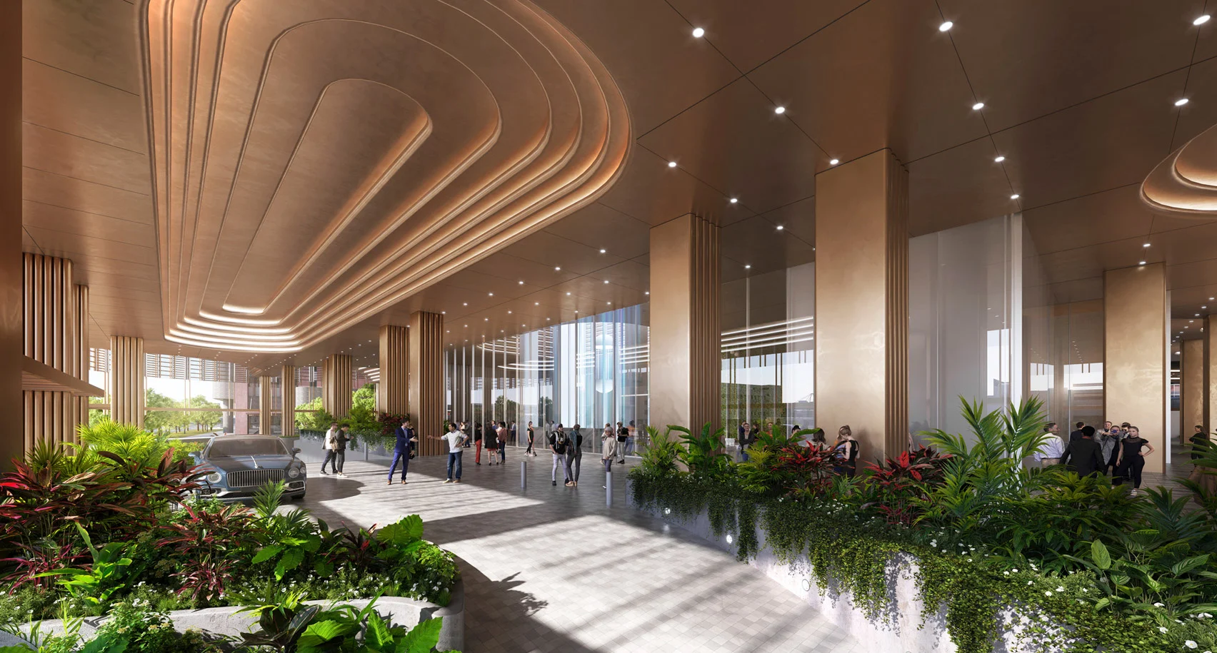 8 shenton way singapore supertall skyscraper lobby 8 shenton way singapore supertall skyscraper lobby