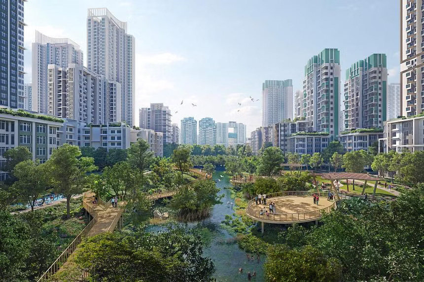 Future Keppel housing area Future Keppel housing area. Source: HDB