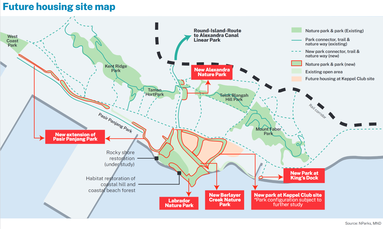 Keppel Club to be redeveloped into 9000 residential HDB flat and private homes for Greater Southern Waterfront project Keppel Club to be redeveloped into 9000 residential HDB flat and private homes for Greater Southern Waterfront project