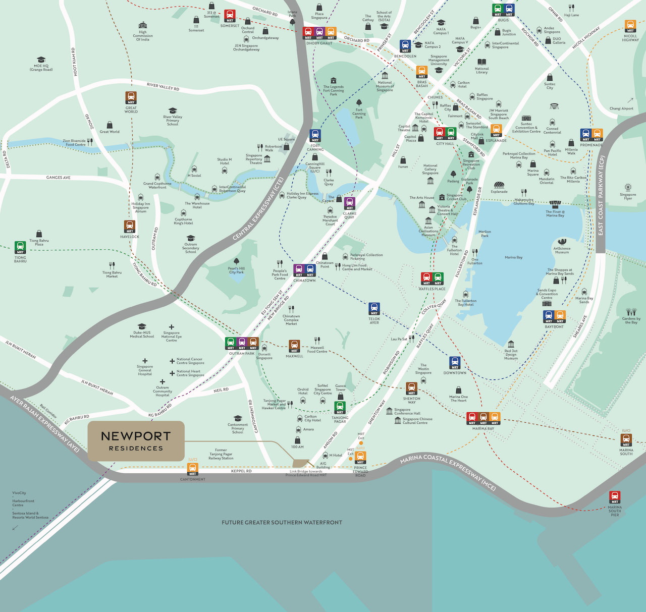 Newport Residences Location Map Newport Residences Location Map