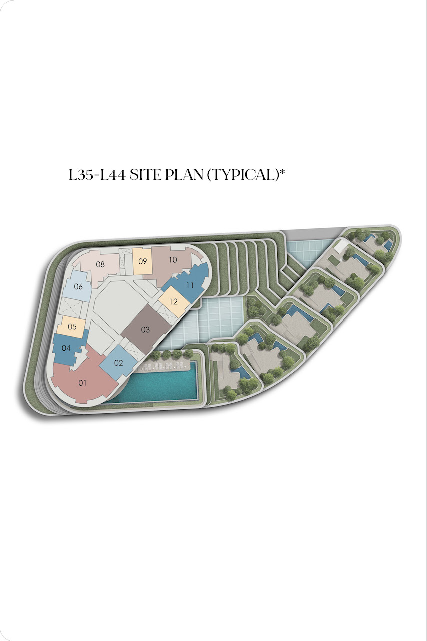 Newport Residences Site Plan Level 35 to 44 Newport Residences Site Plan Level 35 to 44